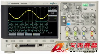 Agilent DSOX2012A示波器(100 MHz、2通道)