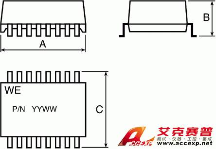 以太網變壓器 749010040圖片