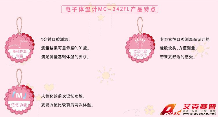 測(cè)量基礎(chǔ)體溫更方便、舒適，把握受孕最佳時(shí)期