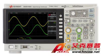 keysight是德 DSOX1102A 示波器：70/100 MHz，2 個模擬通道