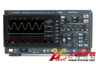 keysight是德 DSOX1204G 示波器：70/100/200 MHz，4 個模擬通道