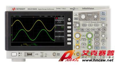 keysight是德 EDUX1002G 示波器：50 MHz，2 個模擬通道